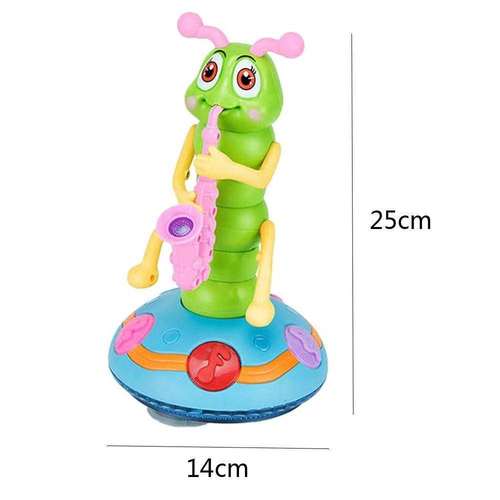 Dancing Saxophone Caterpillar Toy with Music & LED Lights L9242
