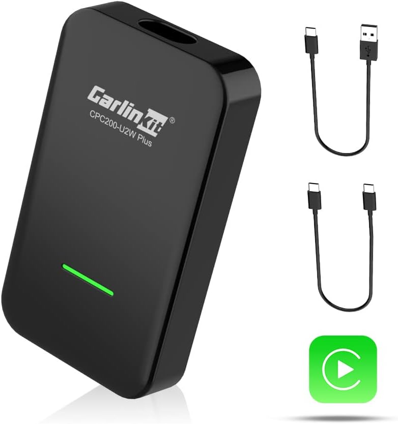 Wireless CarPlay Adapter with 2 USB Cables N2841