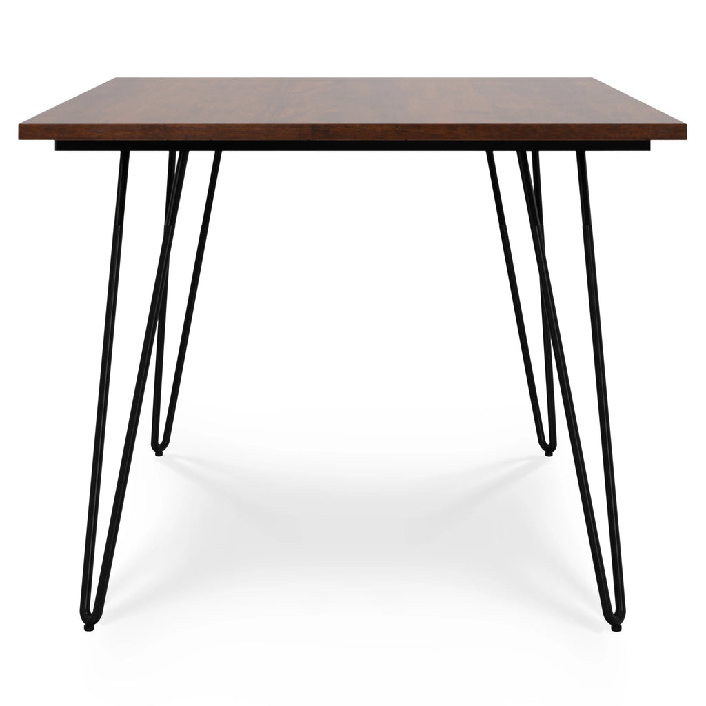 Solid Mango Wood and Metal 66 inch x 40 inch Rectangle Dining Table C483