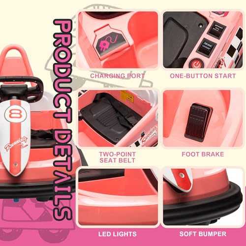 6V Electric Ride on Car with Remote Control (Black) D777908