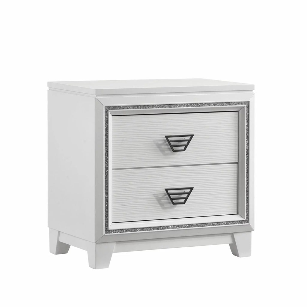 White Nightstand S86286