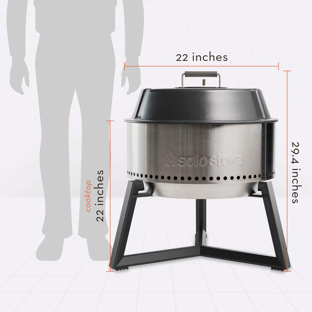 Portable Charcoal Grill with Stand, Shelter, Carry Case, Tools, Grill Pack, Starters T965849