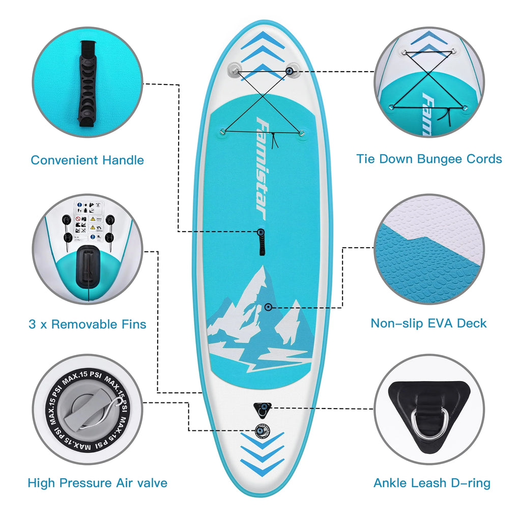 Inflatable Stand Up Paddle Board with Paddle Pump and Backpack G5903