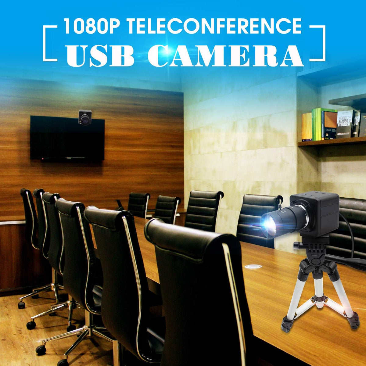 2MP USB Webcam with 5-50mm Varifocal Lens, Pack of 2 E45362