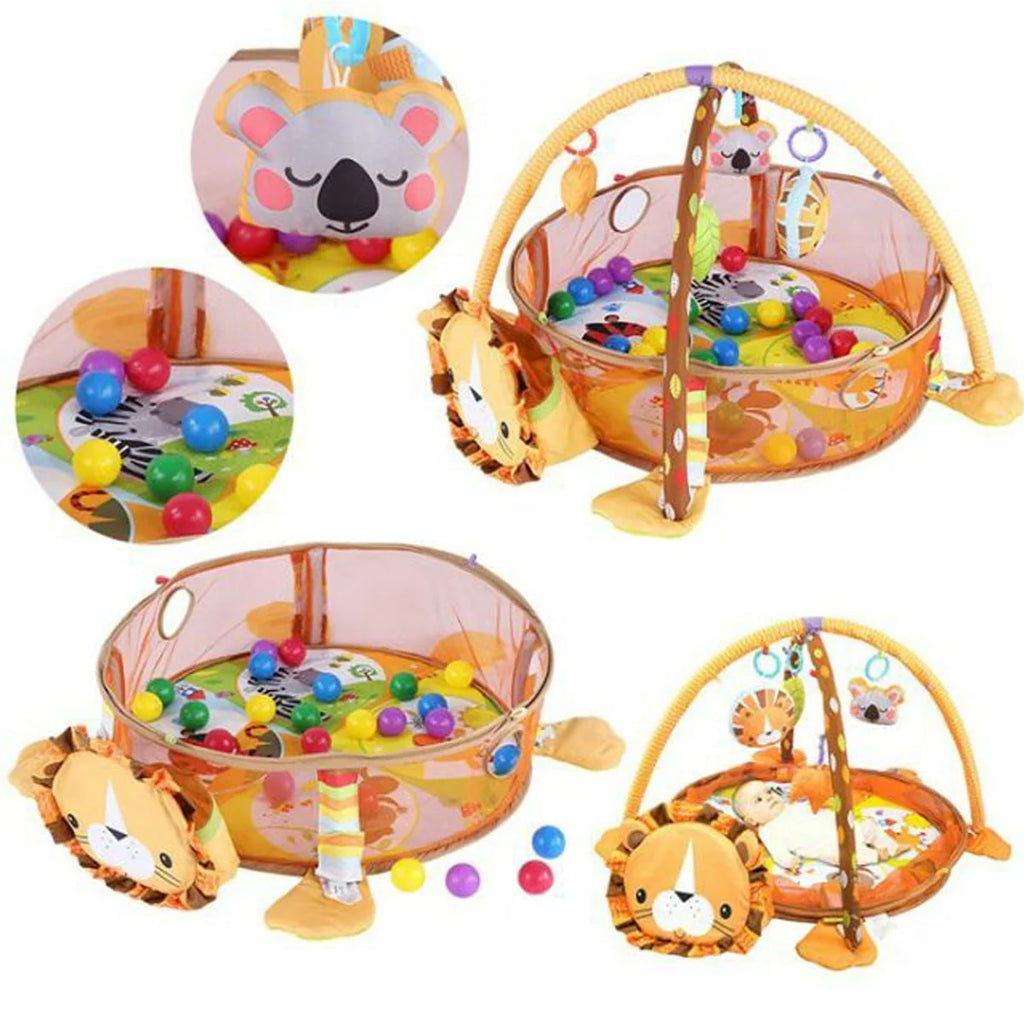 3 in 1 Baby Gym Play Mat with Ocean Ball A990950