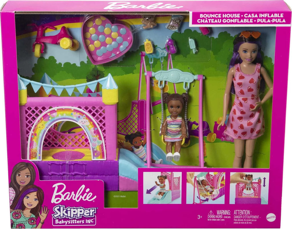 Bounce House Playset with Dolls & Accessories J467