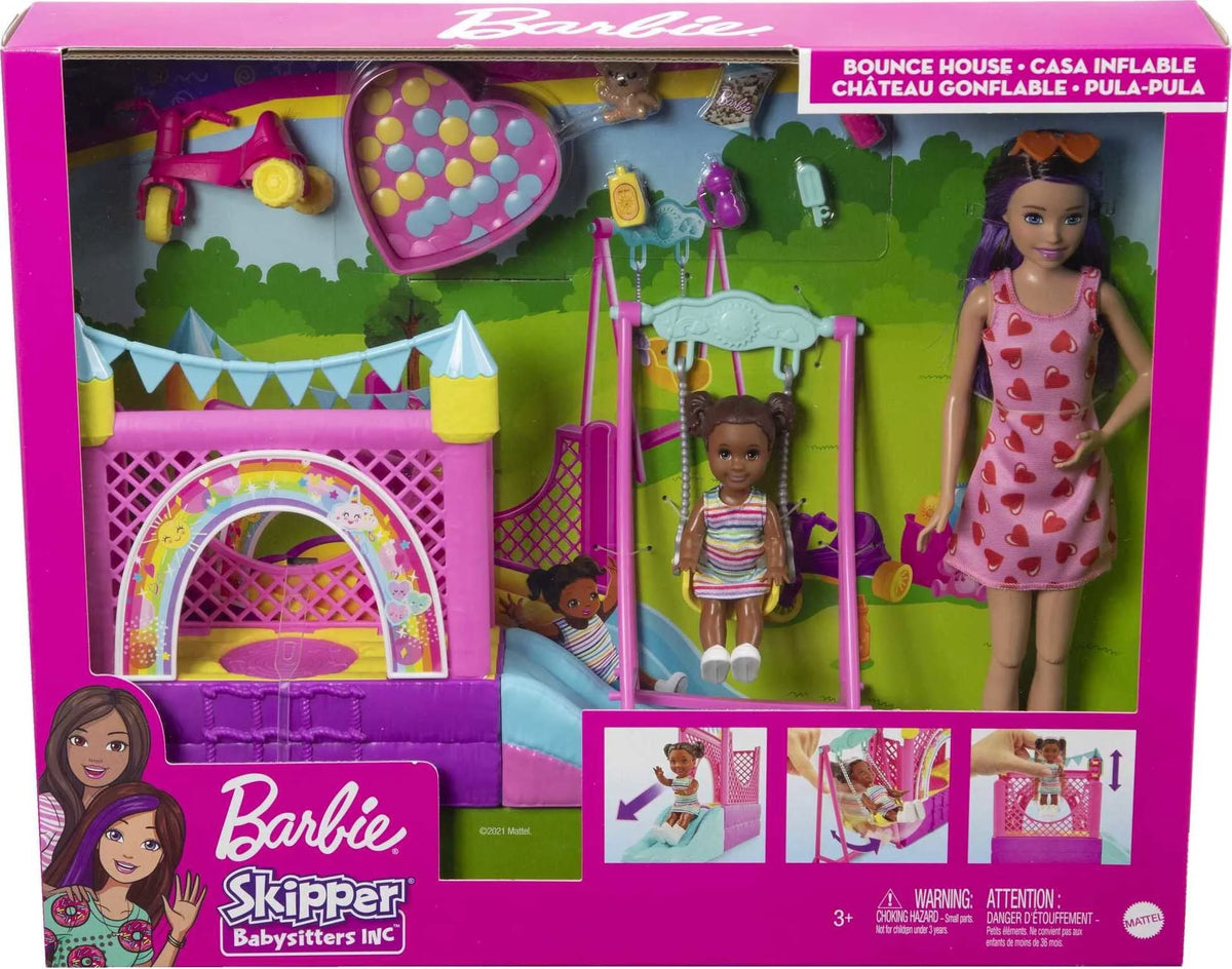 Bounce House Playset with Dolls & Accessories J467