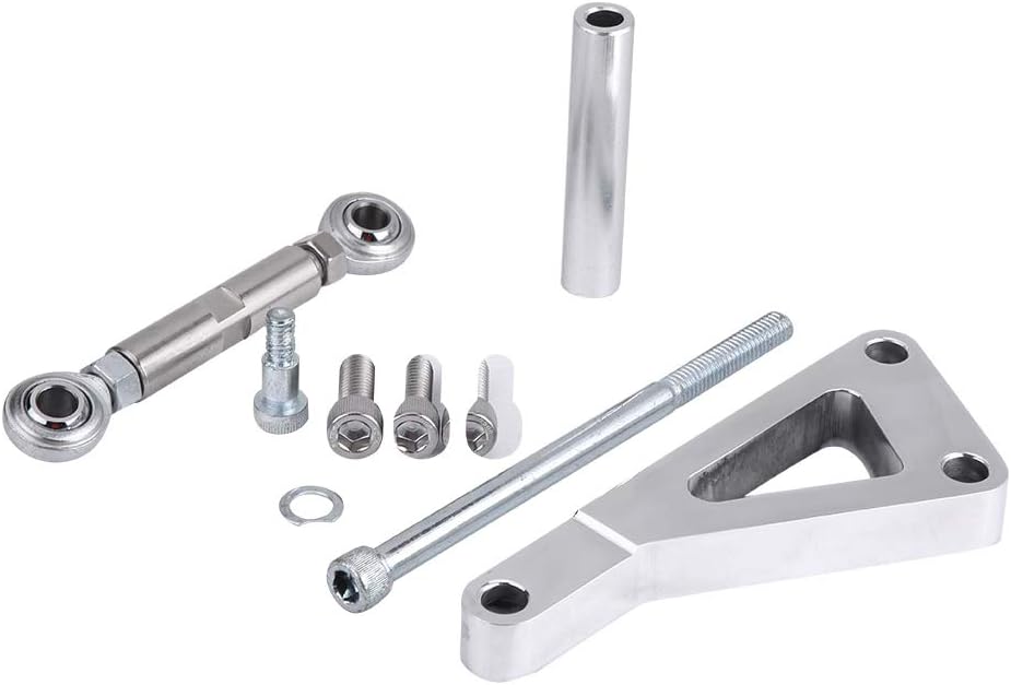 Polished Aluminum Alloy Alternator Bracket Kit, Pack of 2 B1659