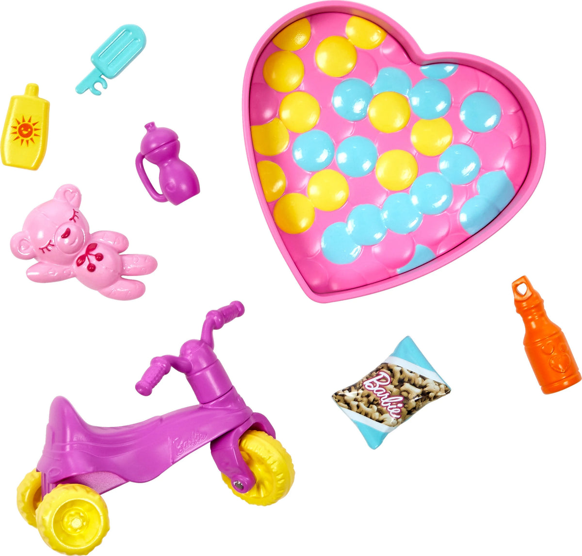 Bounce House Playset with Dolls & Accessories J467