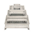 Aluminum 4-Piece Square Cake Stand K45204