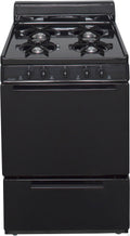 Black Freestanding Propane Gas Range with Broiler Drawer O777