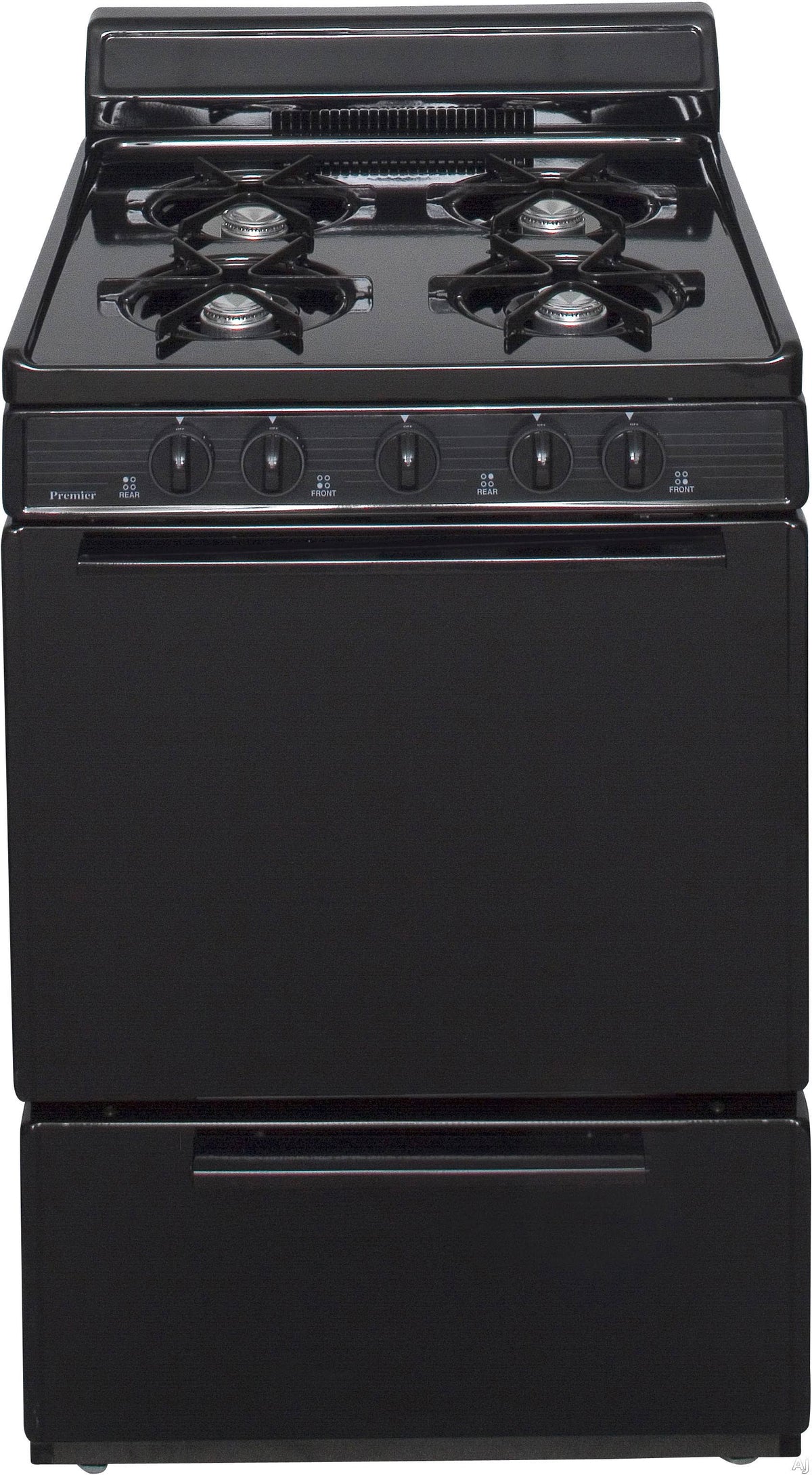 Black Freestanding Propane Gas Range with Broiler Drawer O777