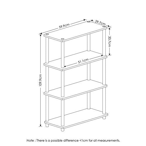 Dark Cherry 3-Tier Multipurpose Shelf O418810