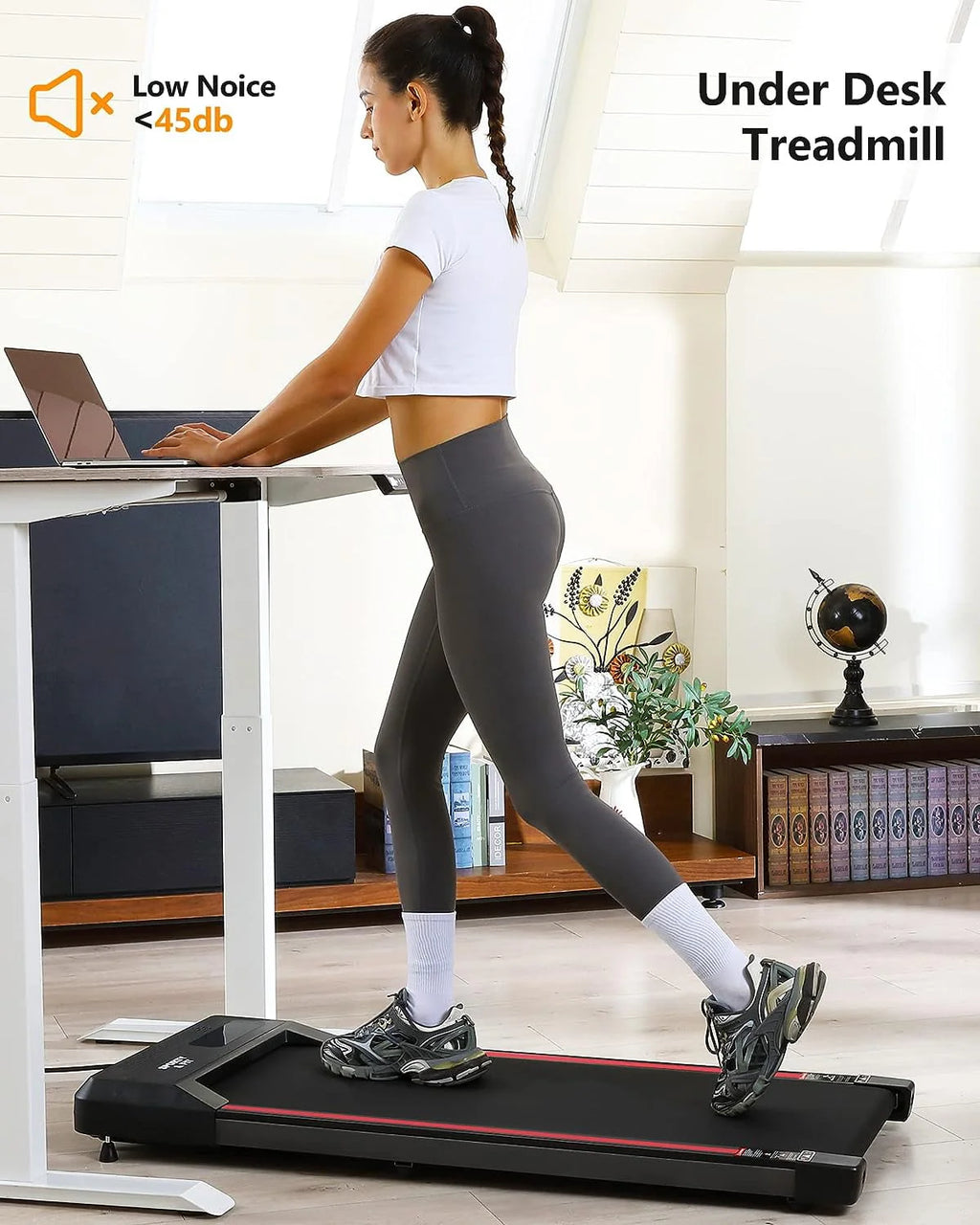 Electric Treadmill with LCD Monitor F8724