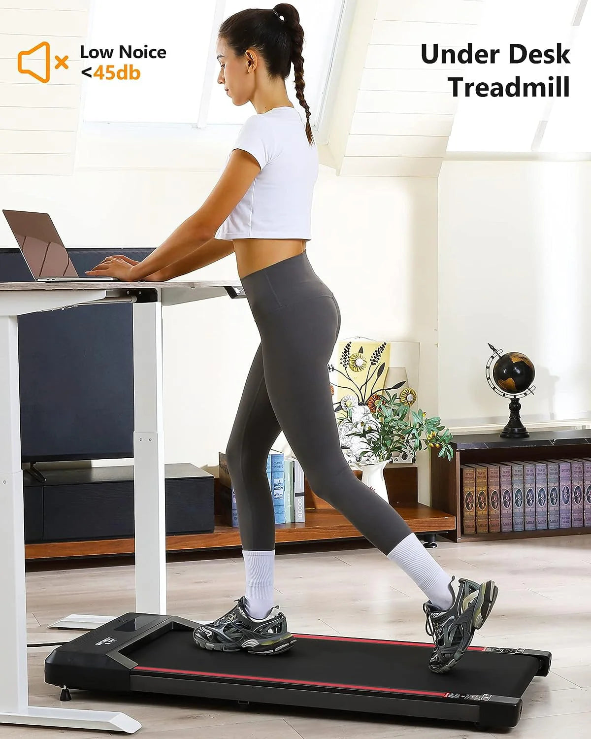 Electric Treadmill with LCD Monitor F8724
