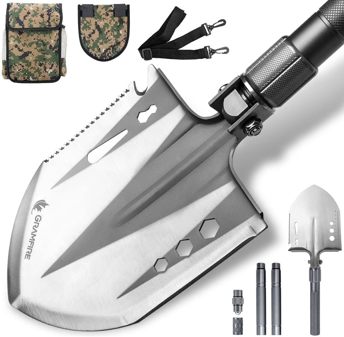 Folding Multifunctional Survival Shovel L2334