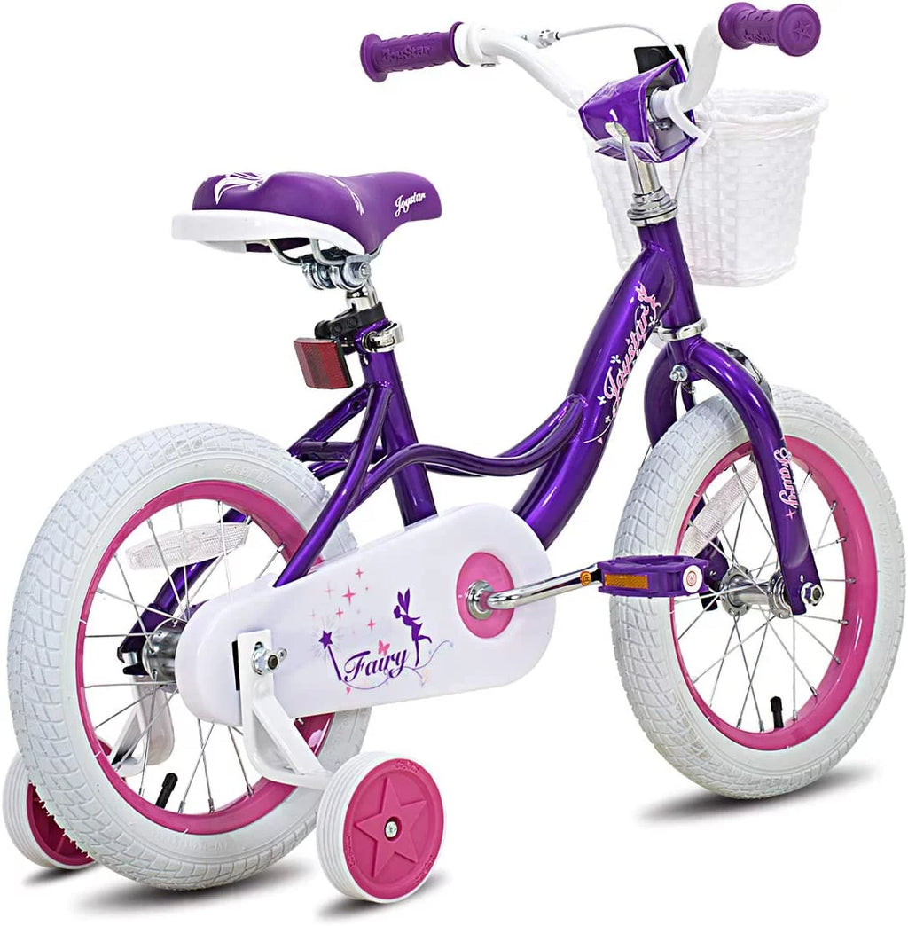 Pink 18 inch Kids Bike with Training Wheels Q513035