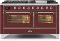 Burgundy Dual Fuel Natural Gas Range I419