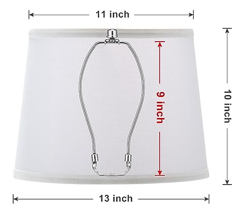Linen Drum Lamp Shades Set of 2, 11 x 13 x 10 inch J90882