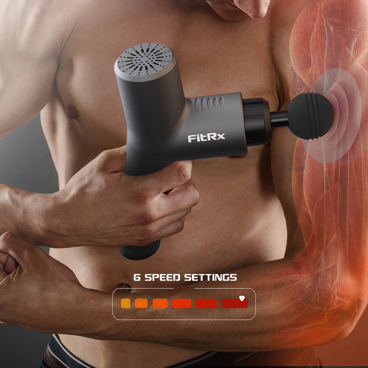 Handheld Percussion Massage Gun with Attachments Z901