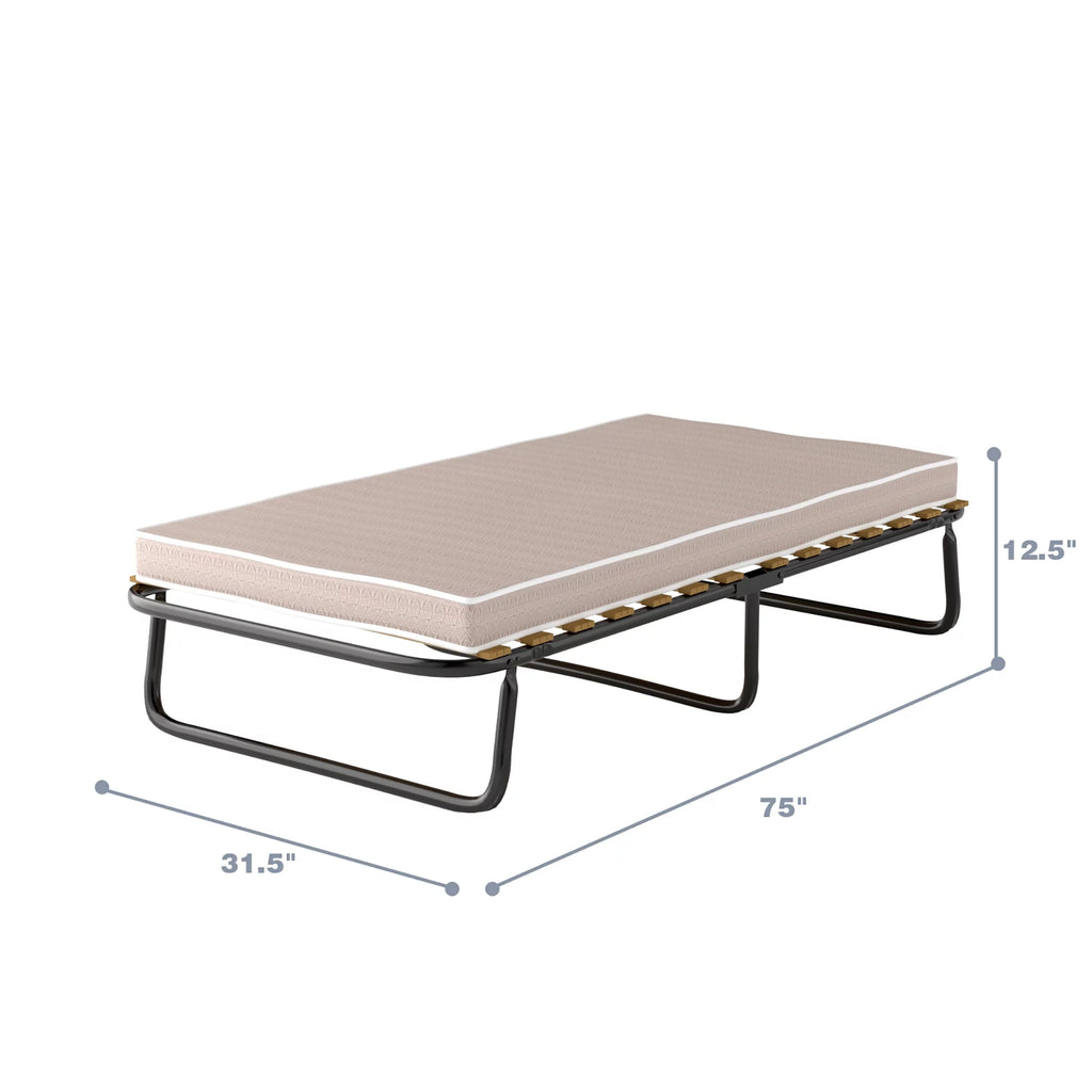 Folding Bed with Memory Foam Mattress B286