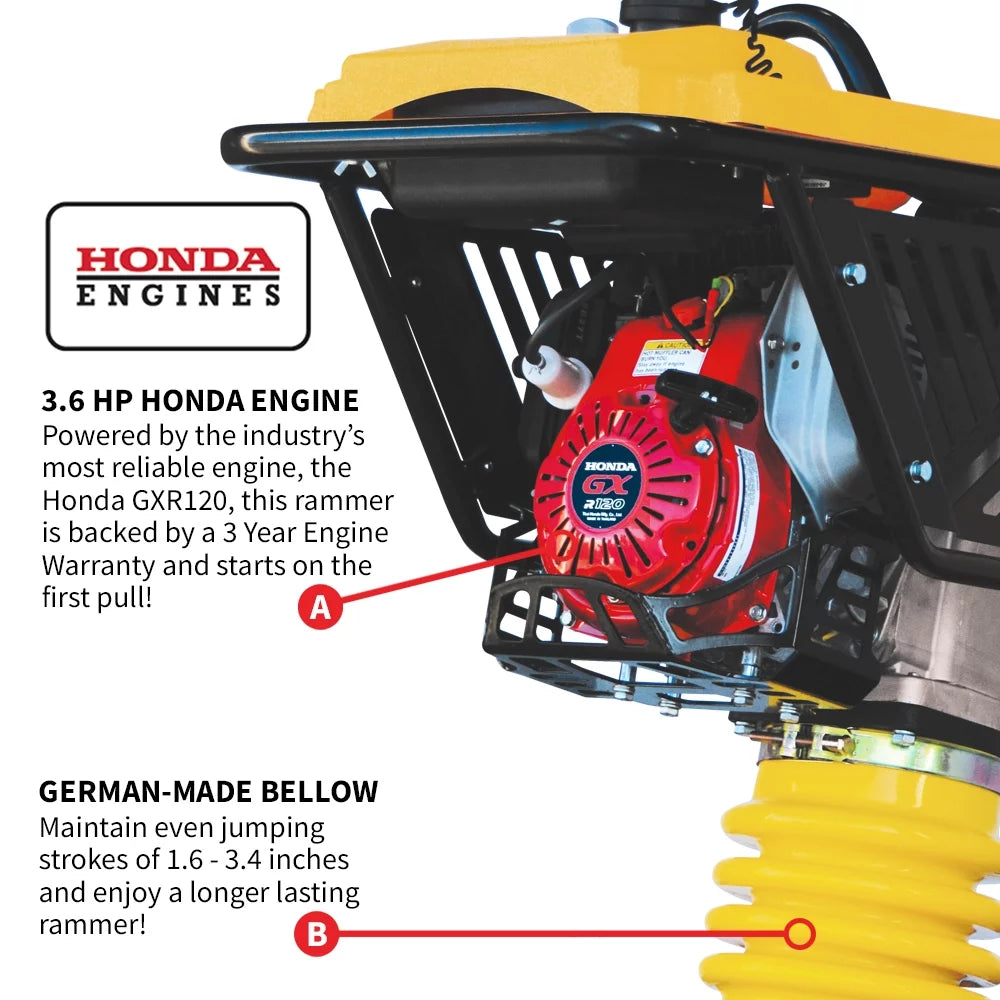 3.6 HP Honda Vibratory Rammer Tamper L2015