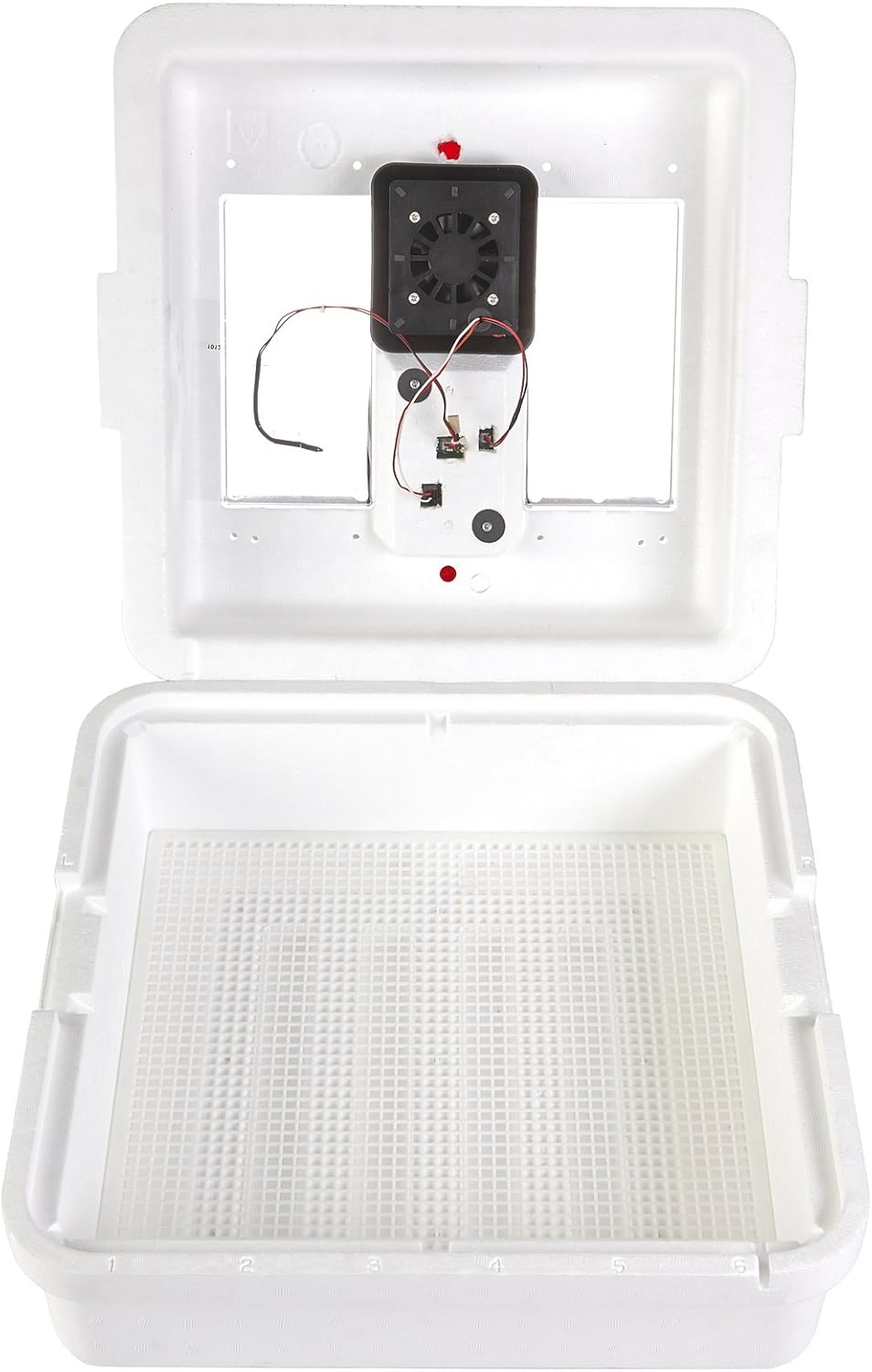 41 Egg Incubator with Fan and Temperature and Humidity Control X55274