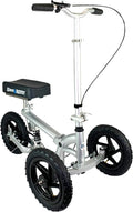 Silver All Terrain Knee Scooter with Shock Absorber T3350