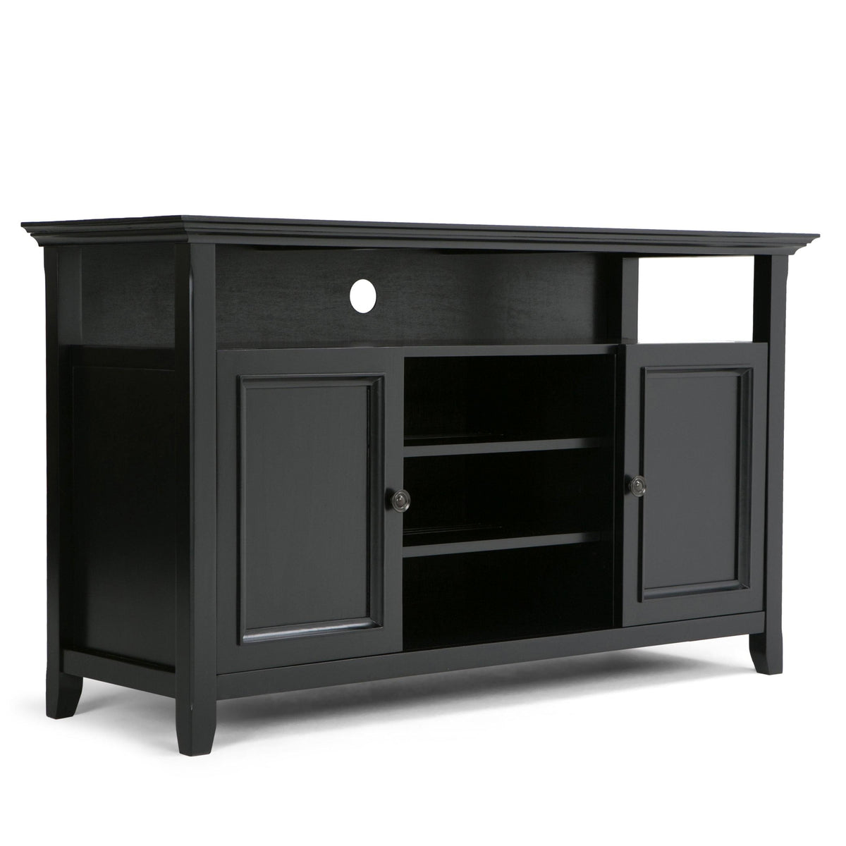Black TV Media Stand Q19036