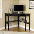 Black Corner Computer Desk H63644