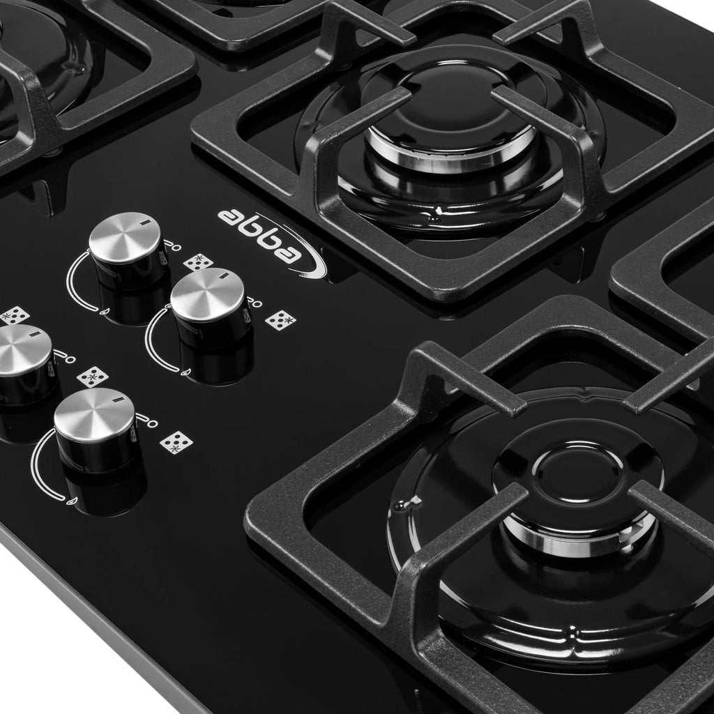 30-in Gas Cooktop with 5 Sealed Burners Tempered Glass A515