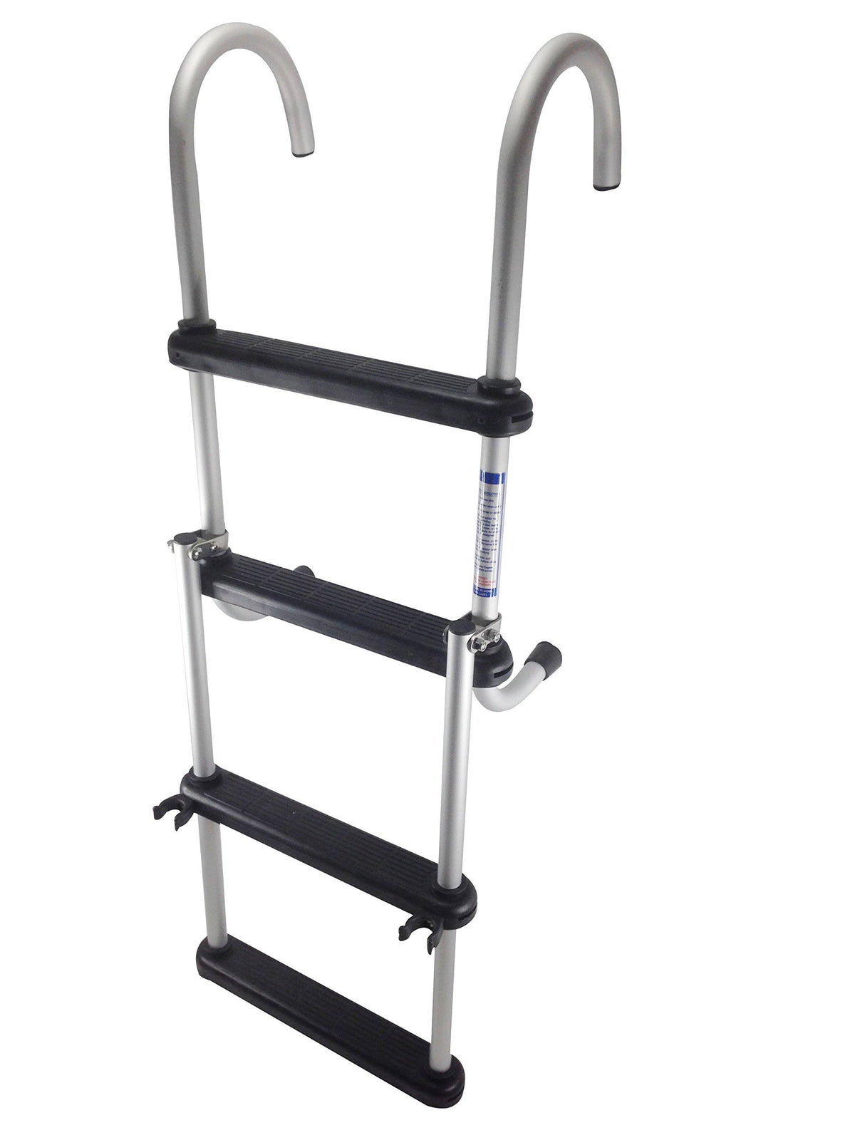 Folding 4 Steps Removable Aluminum Boarding Ladder E9432