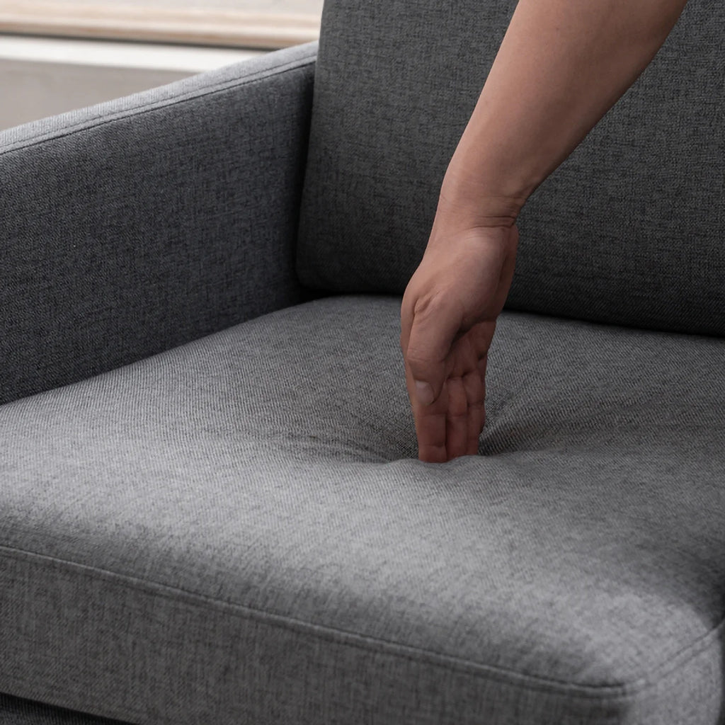 Dark Grey Fabric Accent Chair O4195