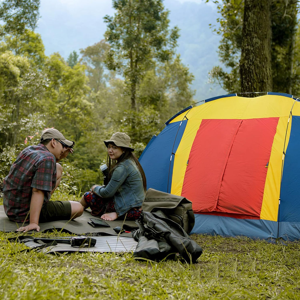 8 Person Large Family Camping Tent with Carry Bag S609006