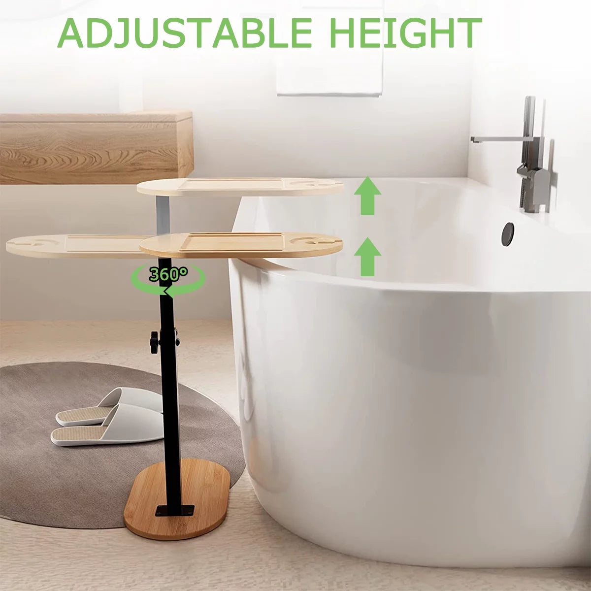 Bamboo Bathtub Caddy Tray B2606