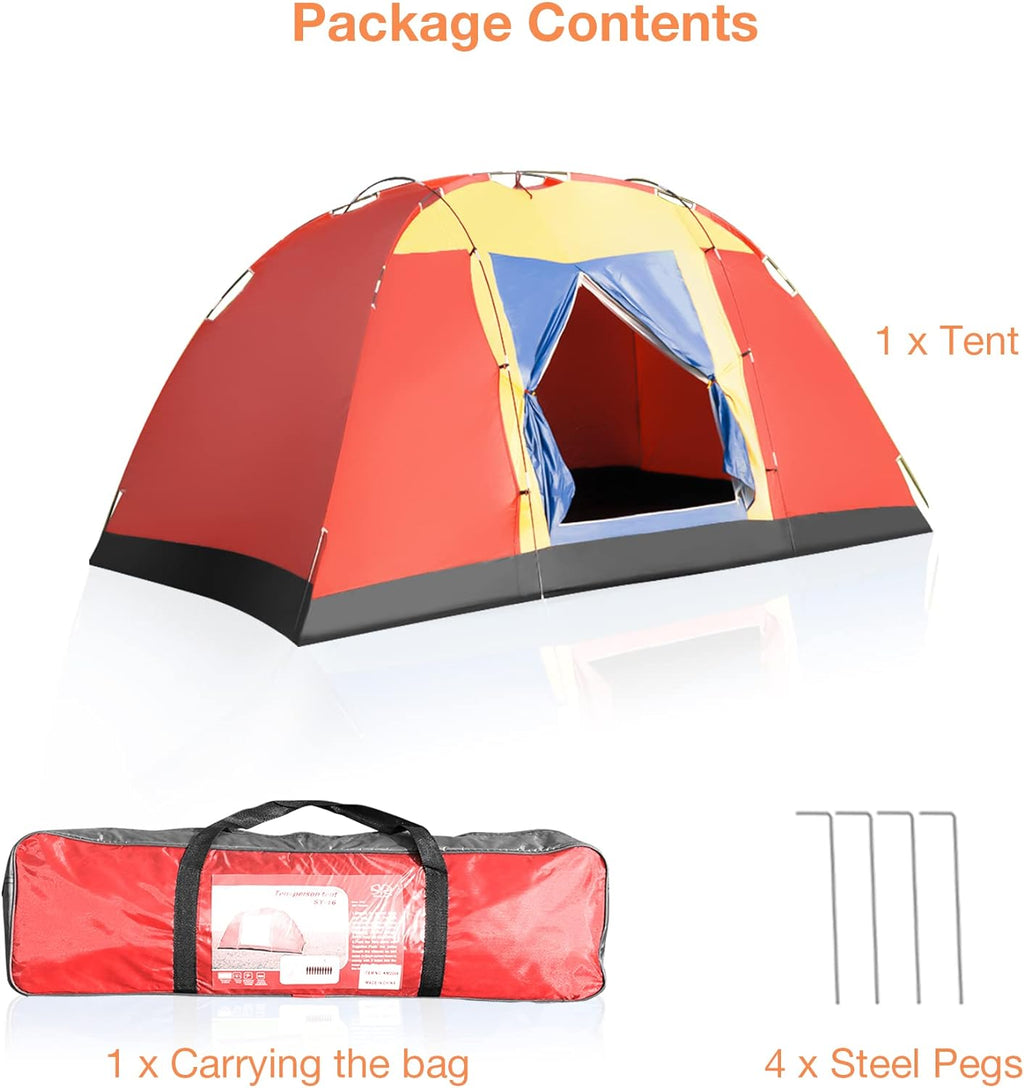 8 Person Lightweight Camping Tent with Carry Bag U757695