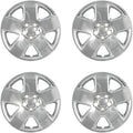 Silver 17 inch Bolt On Wheel Covers Pack of 4 W741
