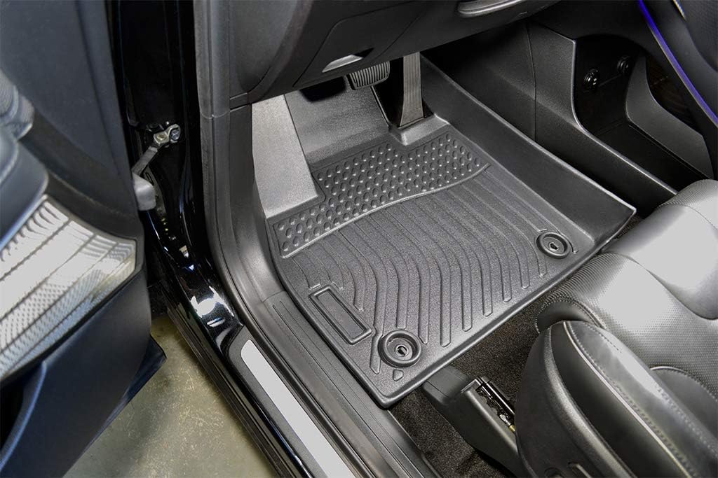 Heavy Duty Trunk Floor Mats for Hyundai Palisade 7 Seats 8 Seats Black L7019