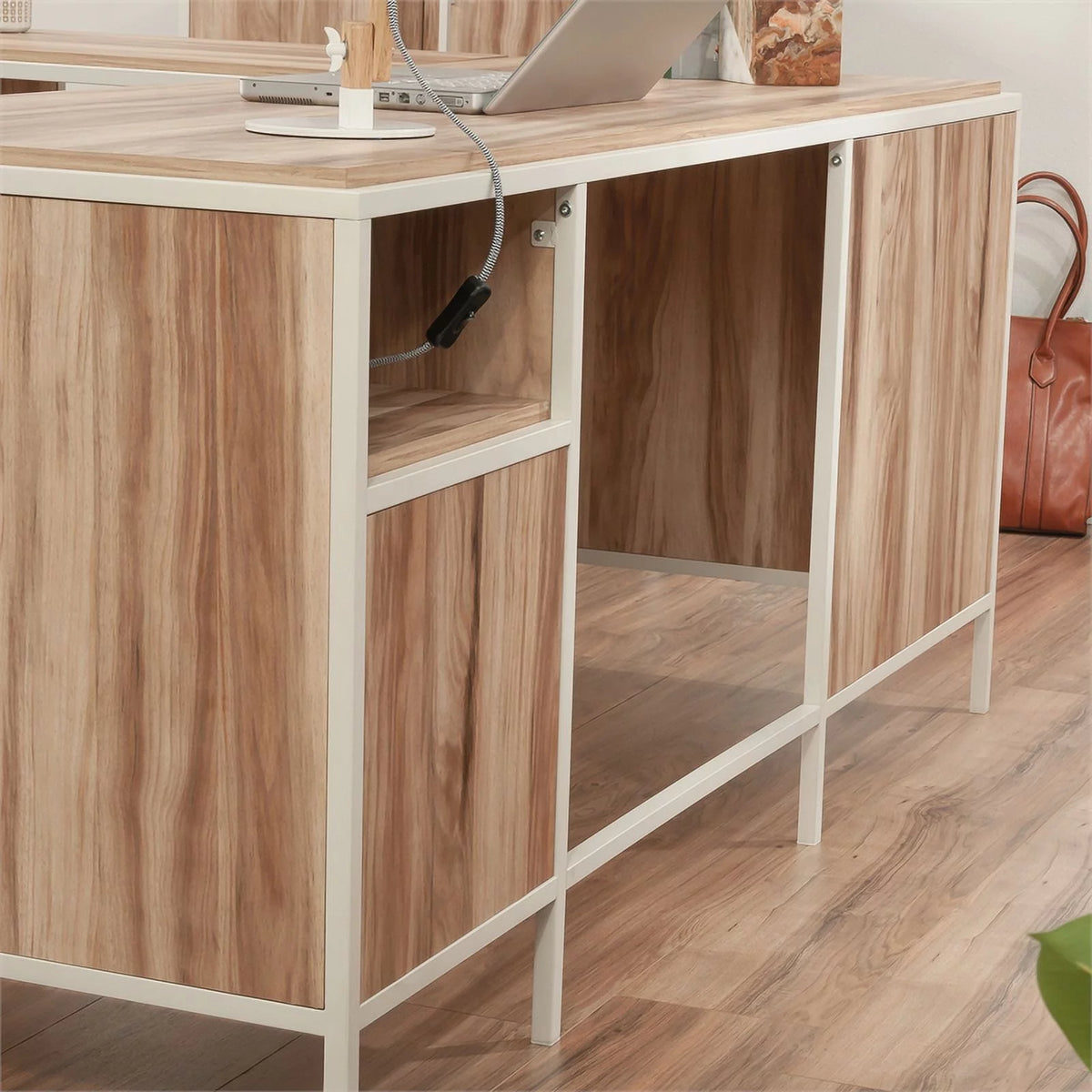Engineered Wood L-Desk J962