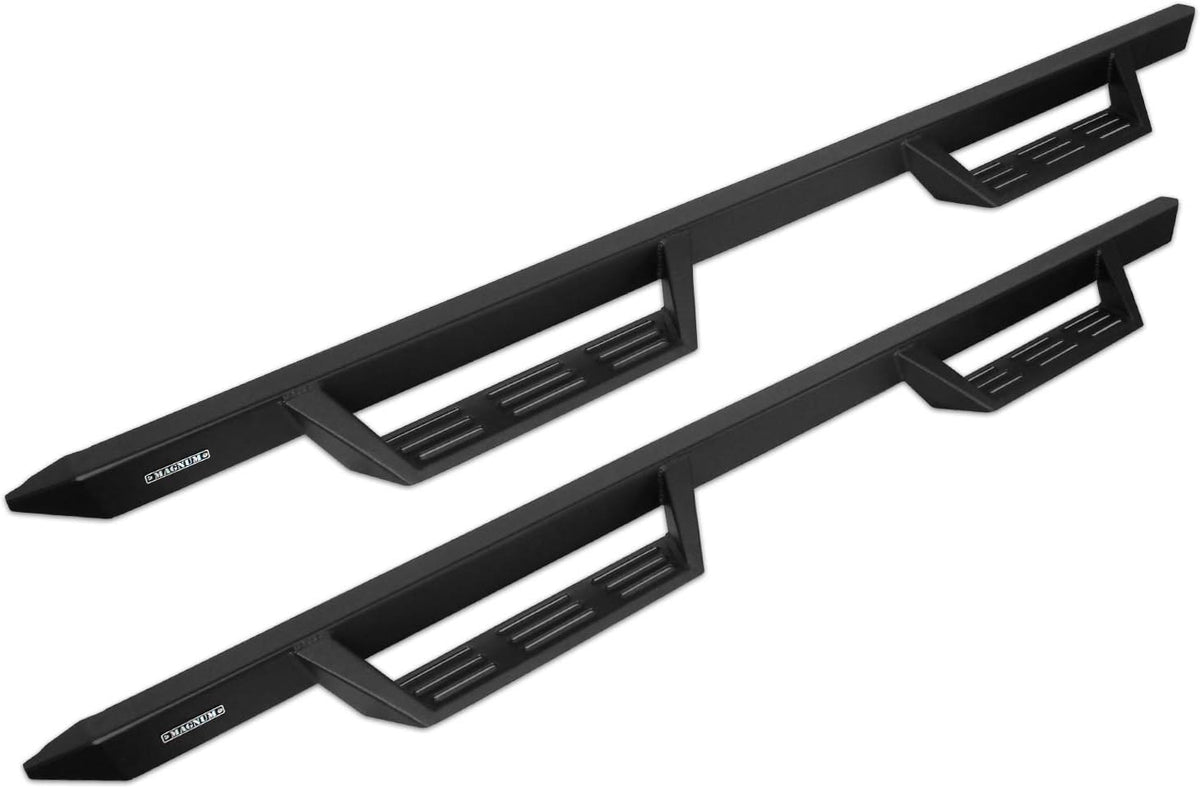 Black Drop Side Steps Running Boards for Tacoma Double Cab J9129