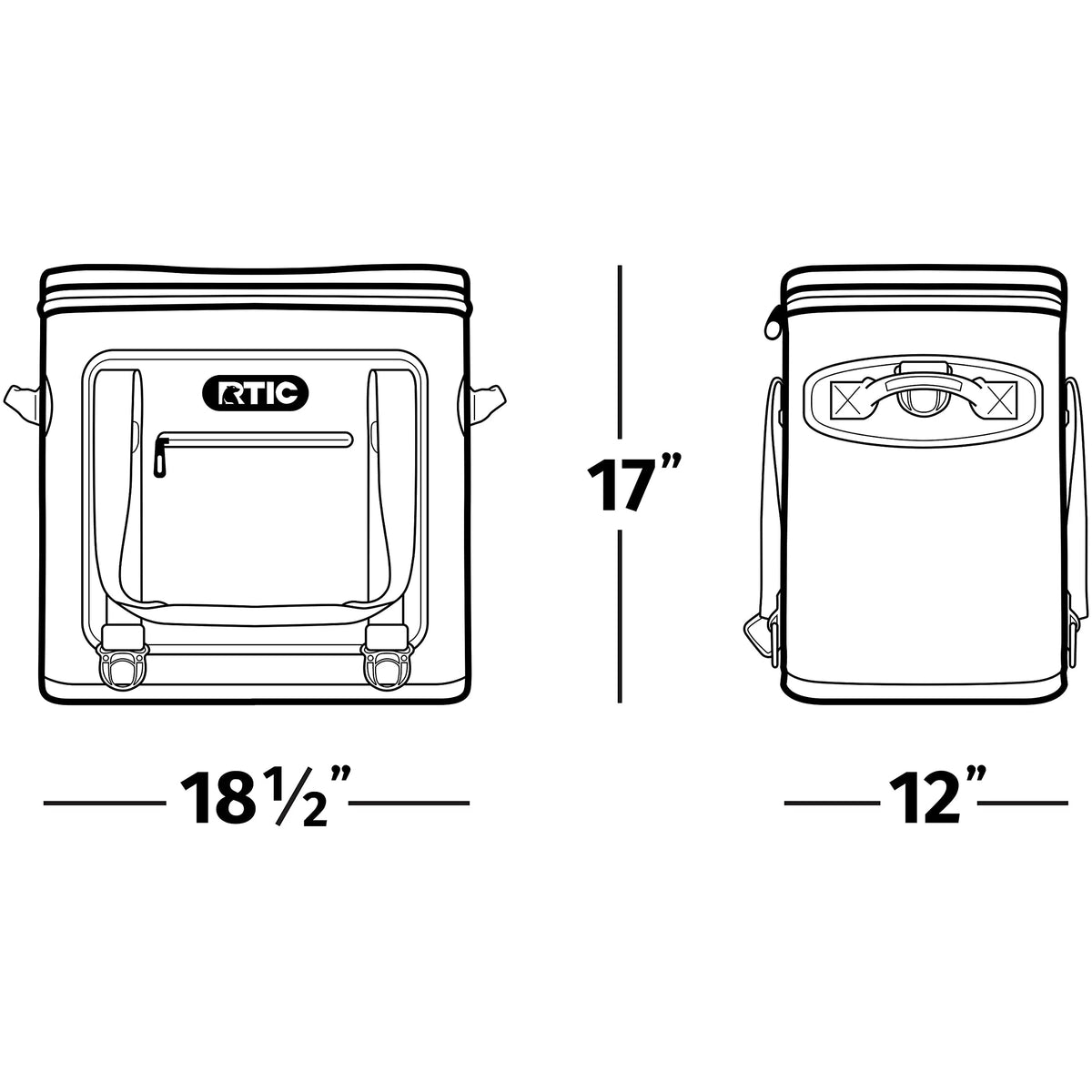 Blue / Grey Insulated Soft Cooler 40 Can O51800