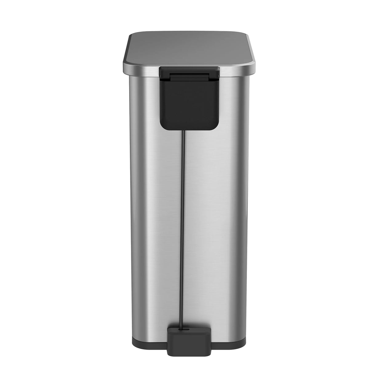 13.2 Gallon Stainless Steel Slim Step Trash Can O2385