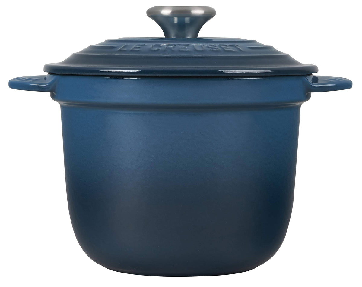 2.25 Qt Cast Iron Rice Pot Deep Teal U960677