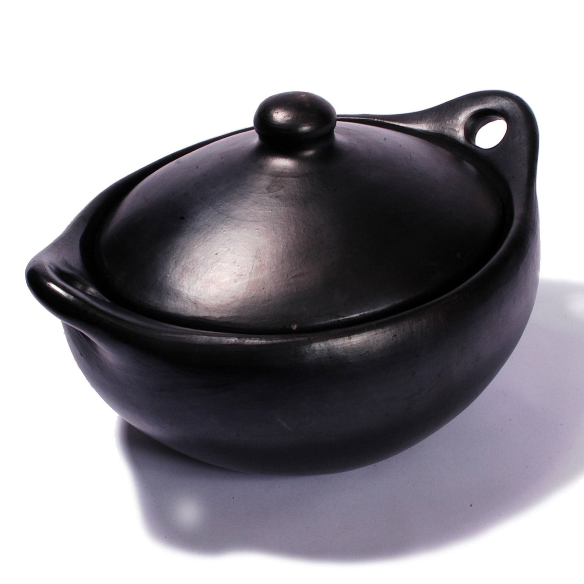 Black Clay Oval Casserole D5900