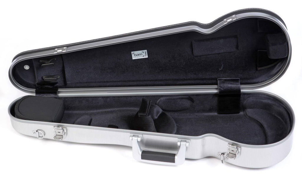 Black Contoured Violin Case F1199