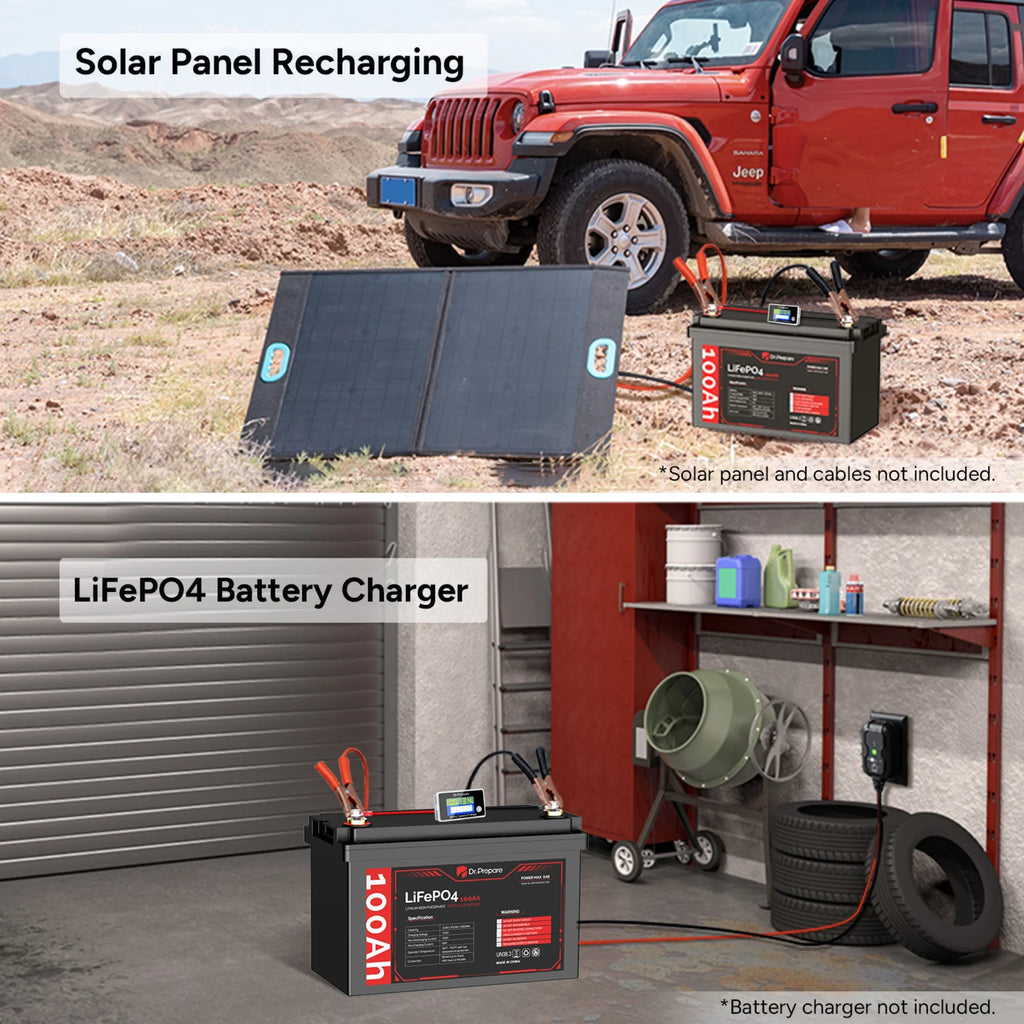 100Ah LiFePO4 Lithium Deep Cycle Battery Y932