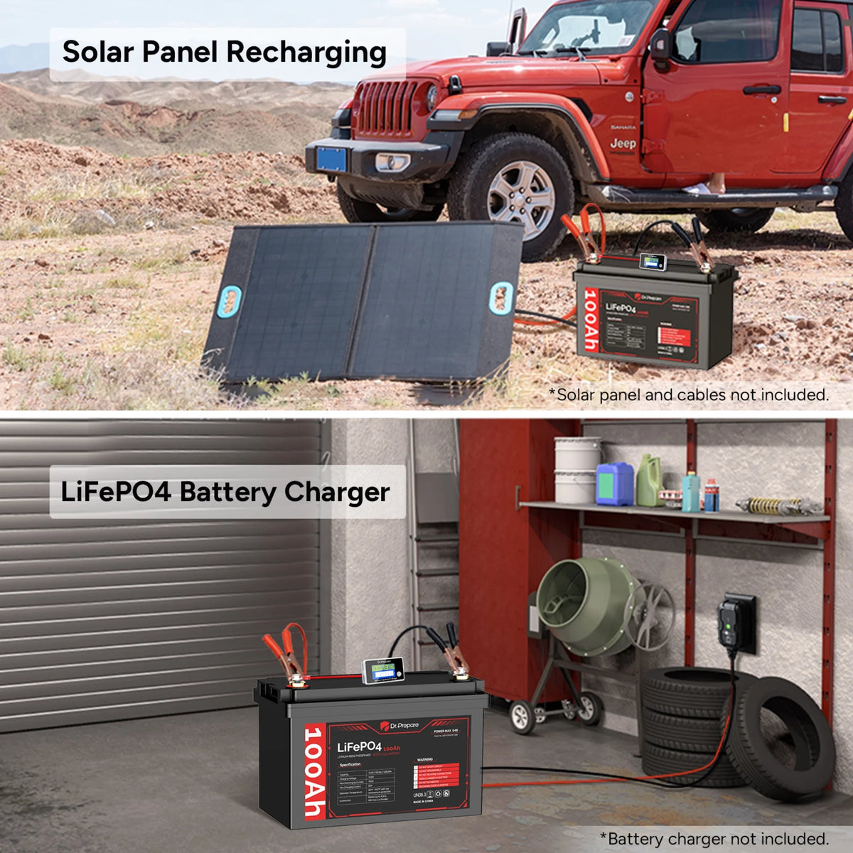 100Ah LiFePO4 Lithium Deep Cycle Battery Y932