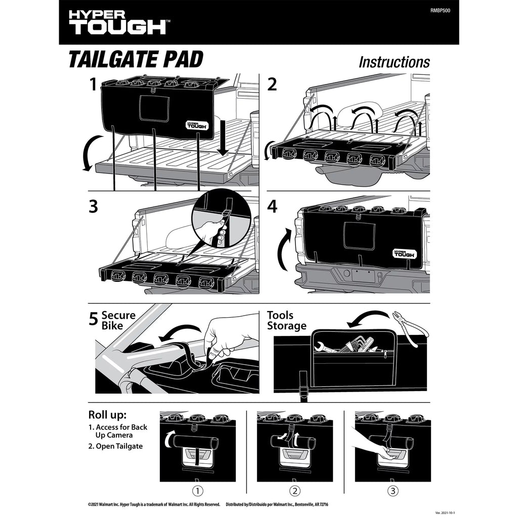 Full Size Truck Tailgate Bike Rack Carrier Protection Pad C87825