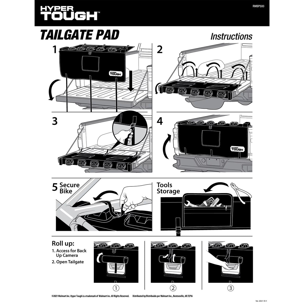 Full Size Truck Tailgate Bike Rack Carrier Protection Pad C87825
