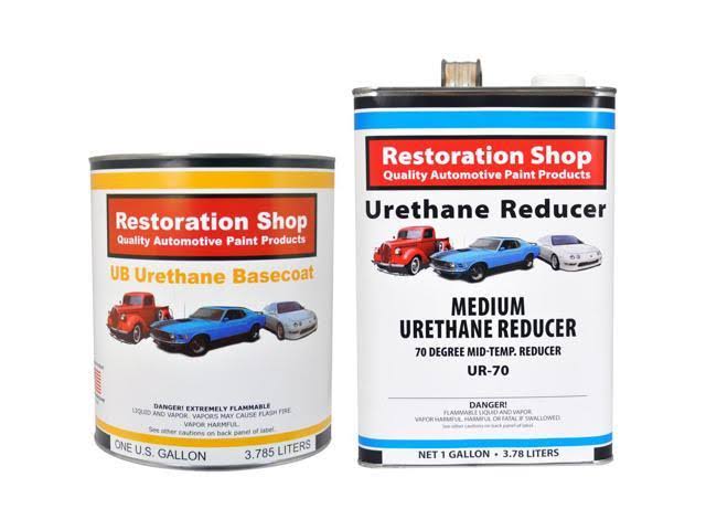 Blue Urethane Basecoat Clearcoat Car Auto Paint Medium Gallon Kit B381